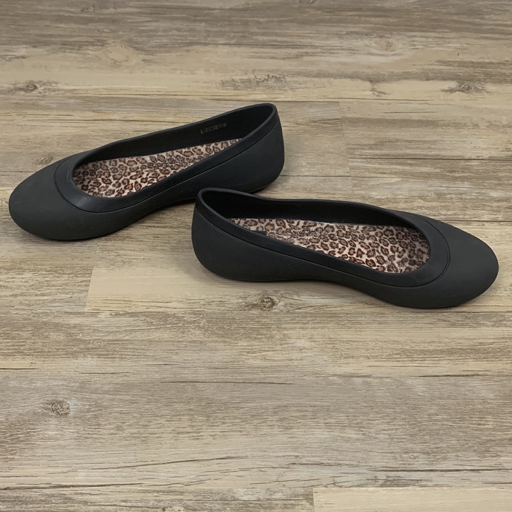 Crocs Ballet Flats Black Size 8 - Picture 3 of 11